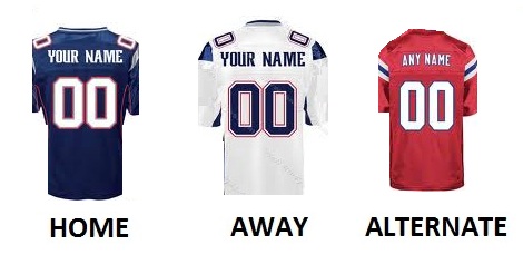(image for) NEW ENGLAND Pro Football Number Kit